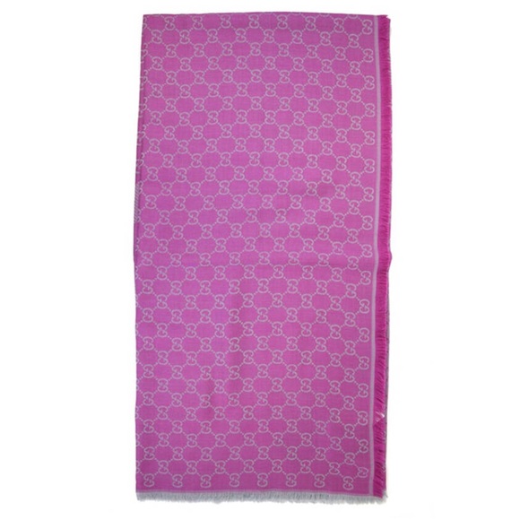 Gucci wool silk GG scarf - Picture 7 of 12